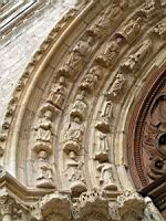 Blois - Eglise Saint Nicolas - Portail, Voussures (04)